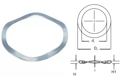 wave washer for bearings dimensions