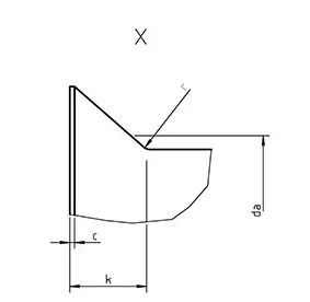 DIN 7991-hexagon countersunk2 Dimensions