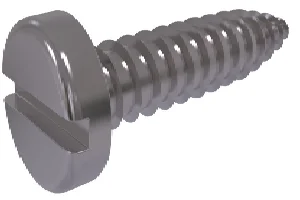 din 7971 Self Tapping Screw Csk Raised Slotted Dimensions