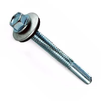 A2 Stainless Steel Hex Flange Head Self Drilling Screws DIN7504K No6 To No14 