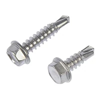 330PCS Countersunk Hexagons Socket Self Tapping Scre Self‑Tapping Screw with Deep Thread Not Need to Use Nuts Not Easy to Slip GS01209 Standard Groove 