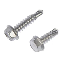 10 X 3 Hex Washer Head Self Tapping Screws, TEK Screws, Self