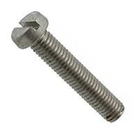 Machine Screw M2.5 x 10 Slotted Cheese Head Steel Zinc Plated Lot of 100 #2633 
