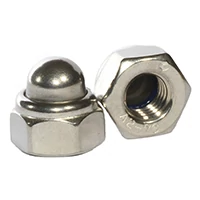 Details about   M3 M4 M5 M6 M8 M10 M12 Dome Nuts Nylon Hex Nut ROHS DIN1587 Insulation White 