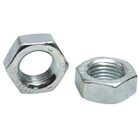 25 5/8-11 Hex Jam Thin Half Nuts Stainless Steel 5/8x11 Nut 5/8 x 11 