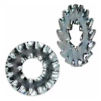 70pc M3,4,5,6~12 Internal Serrated Tooth Shakeproof Lock Washer Kit Color Zinc 